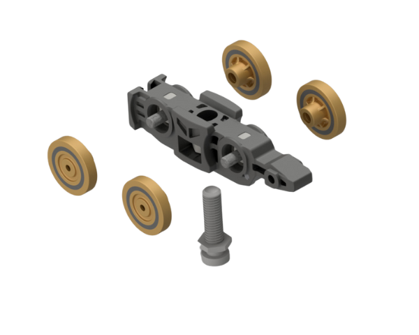 Xperta - universele schuifdeur geproduceerd door ARLU wordt gecombineerd met een dubbelwerkende softclose, beschikbaar voor deuren vanaf 600 mm. 